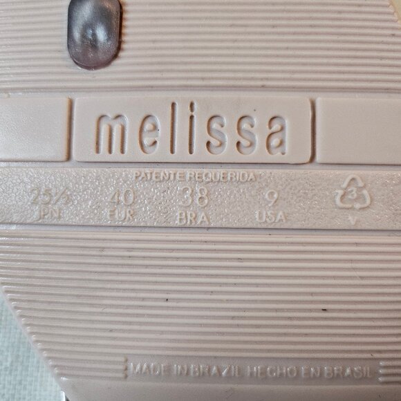 Melissa Harmonic Chrome AD Sandals - Size 9 - Picture 5 of 7